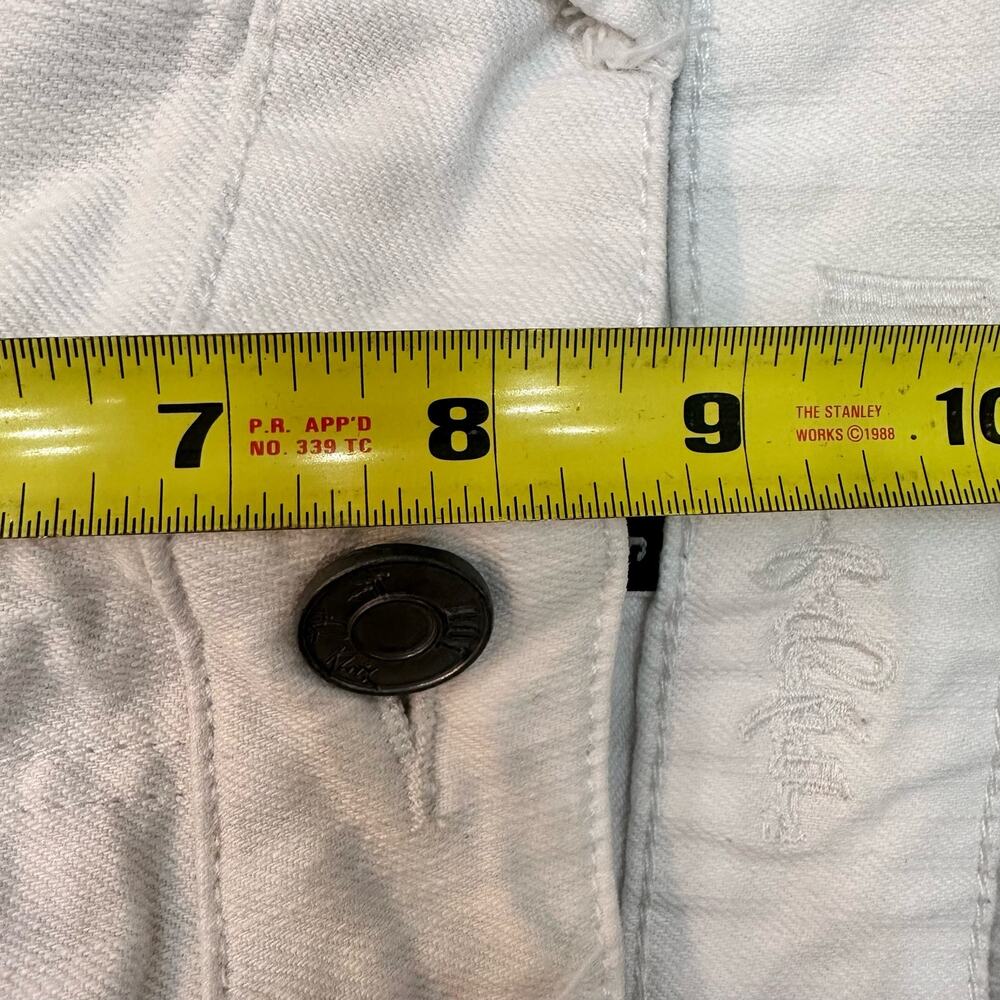 Kut from the Kloth Linen Look White Bermuda Shorts Size 6 - Picture 6 of 15
